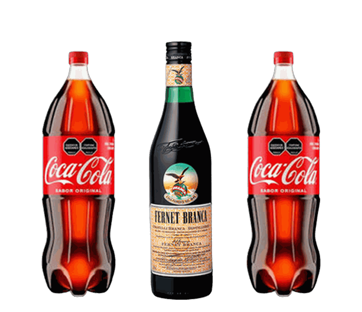 Combo Fernet Branca + Coca Cola