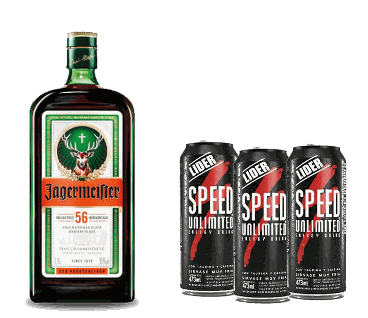 Combo Jaggermeister + 3 Speed XL